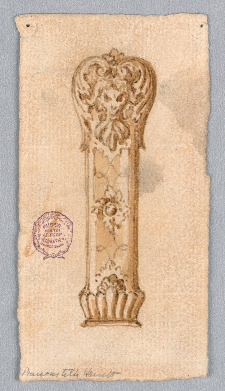 Çizim, Kulp Tasarımı, 17.-19. yüzyıl by Unknown artistUnknown artist