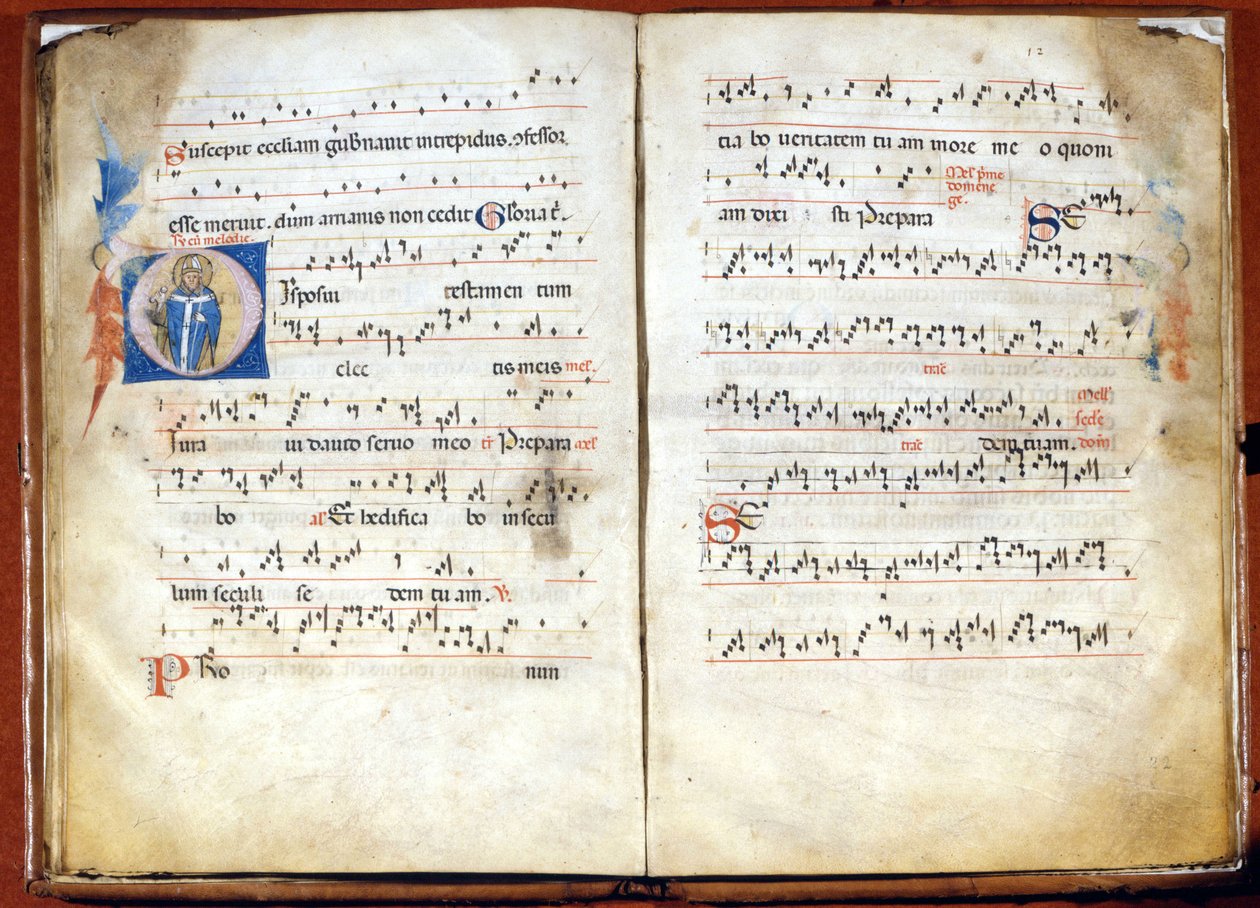 14. yüzyıl Ambrosian ayininin Missal