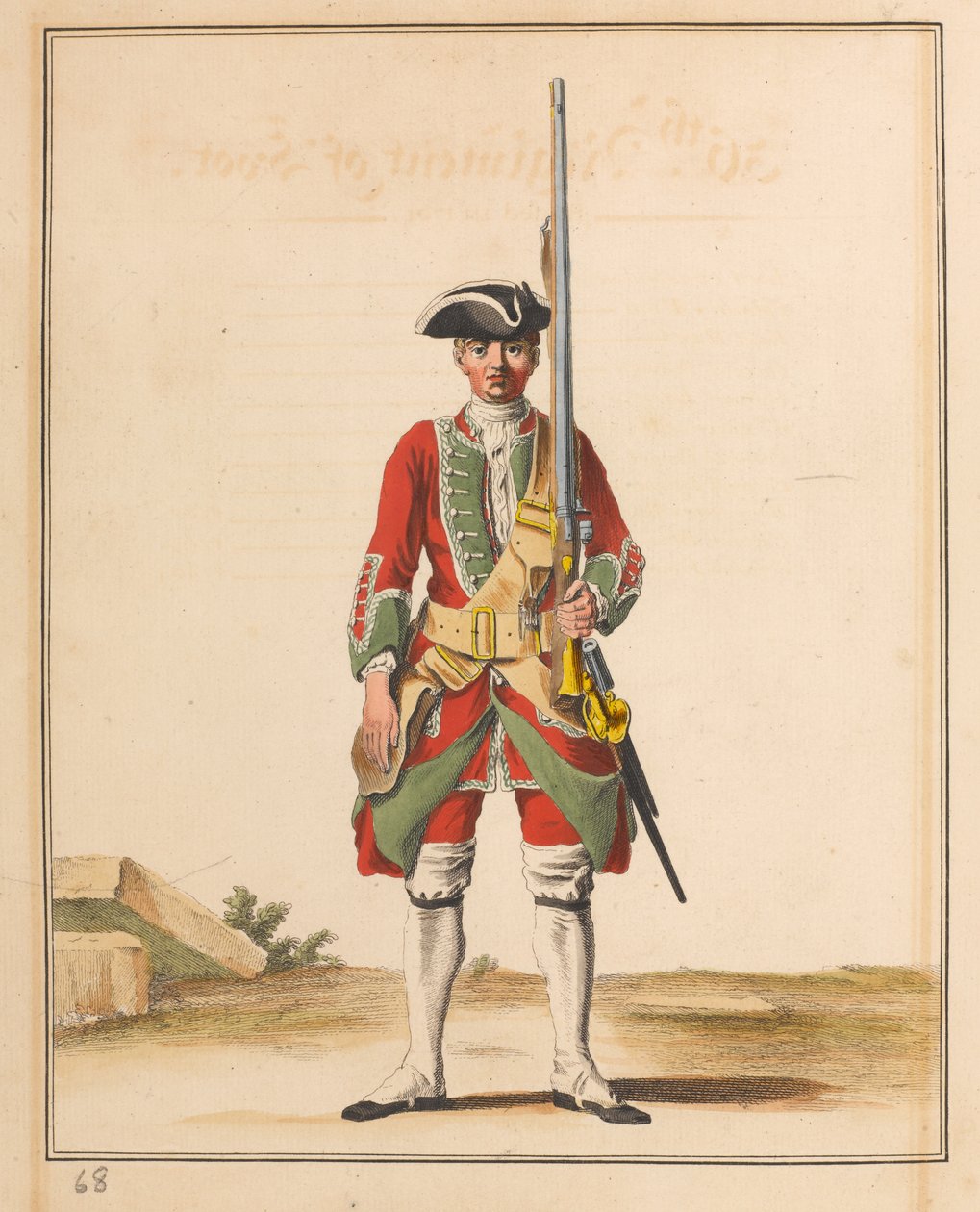 36. Ayak Alayı, 1742 dolaylarında by Unknown artist