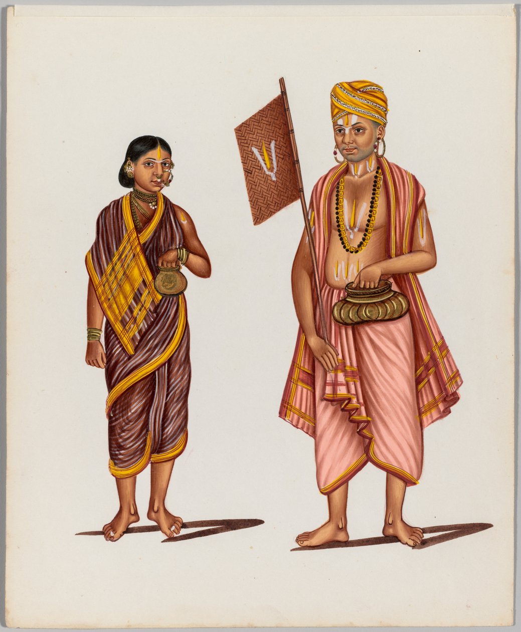 Bir Çift (Kostümler ve Meslekler dizisinden) by Unknown artist