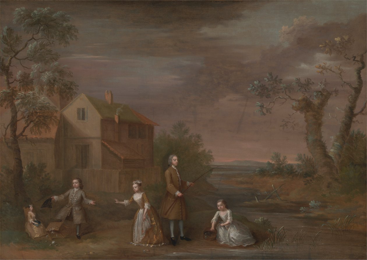 'Stafford Ailesi' Adlı Bir Aile Grubu by Unknown artist