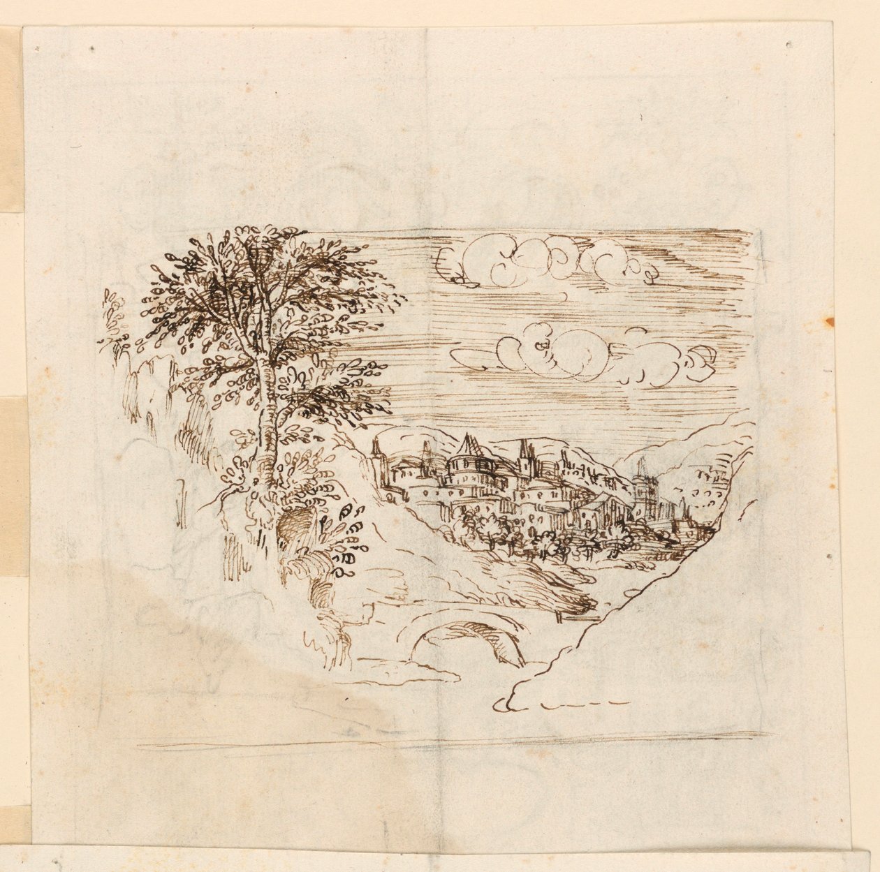 Bir manzara by Unknown artist