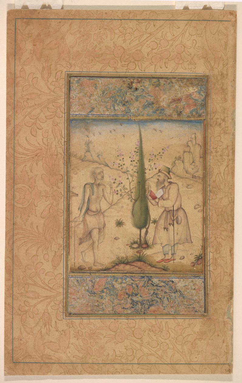 Bir Hacı ve sohbette bir münzevi by Unknown artist