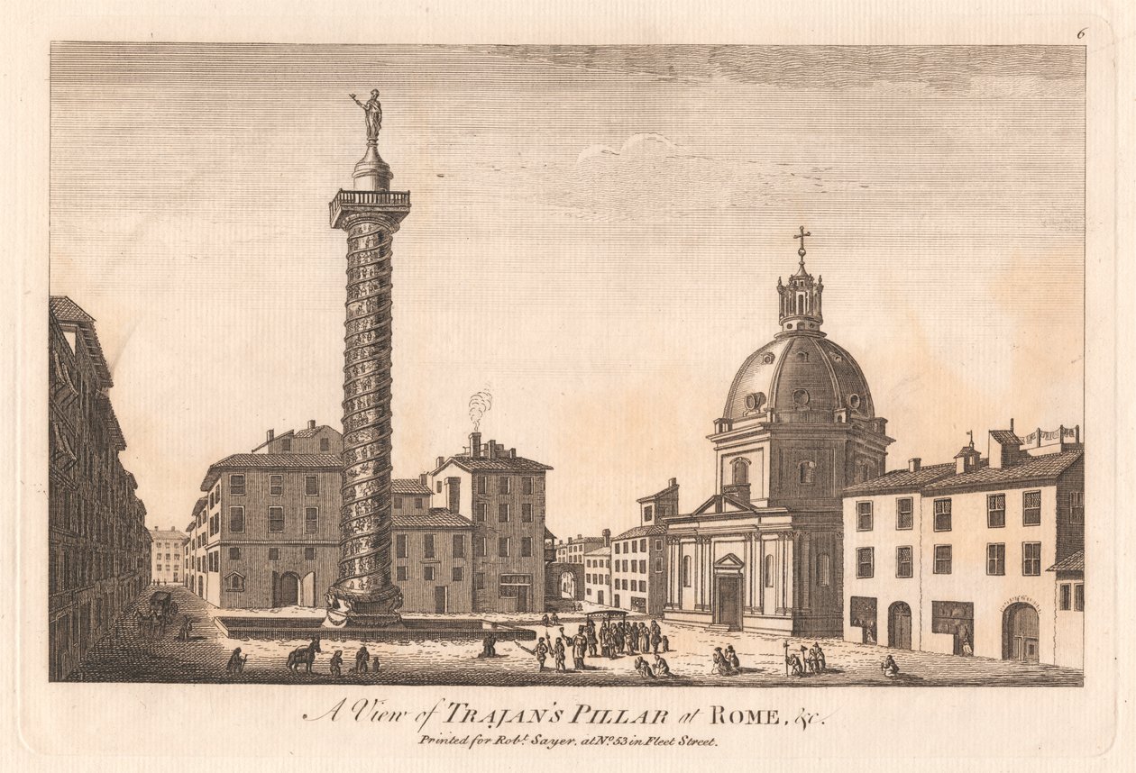 Trajan Sütunu'nun Roma'daki Görünümü &c. by Unknown artist