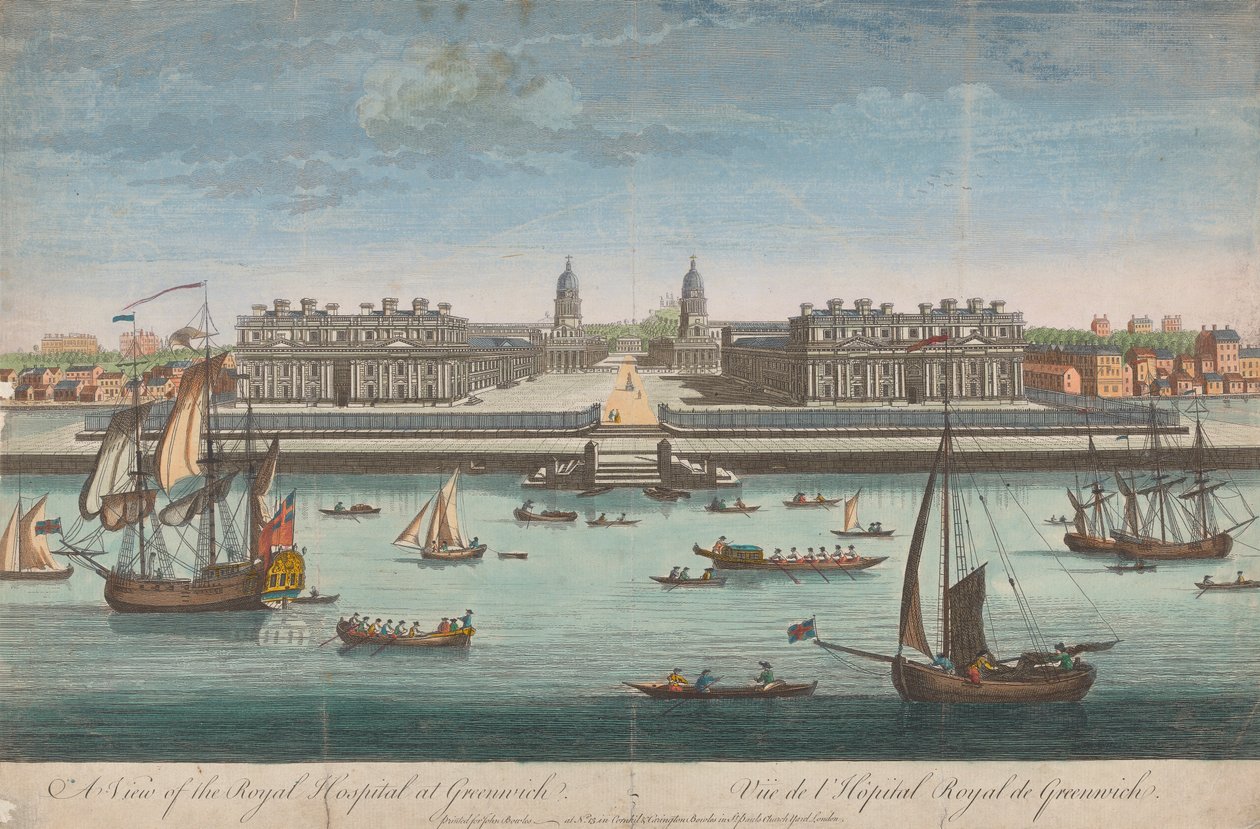 Greenwich'teki Kraliyet Hastanesinden Bir Görünüm by Unknown artist