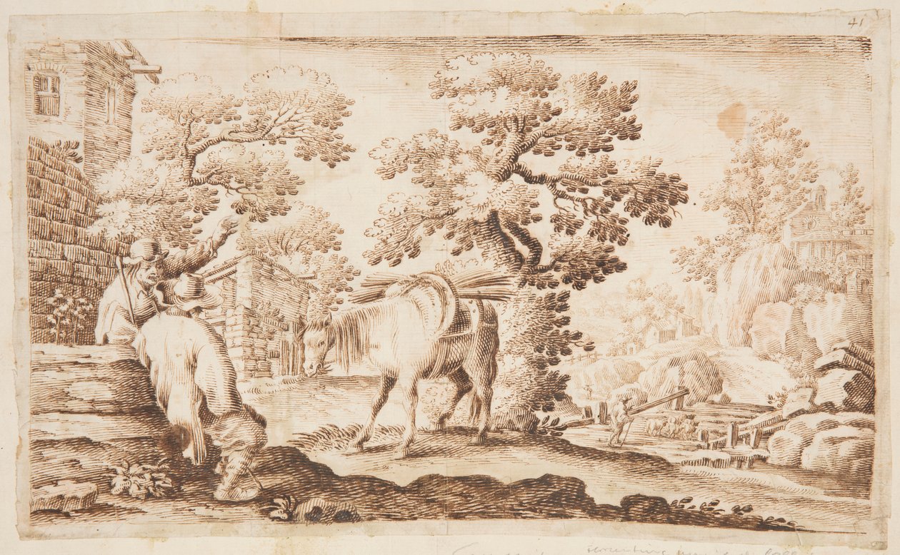 Bir Köy Sahnesi by Unknown artist