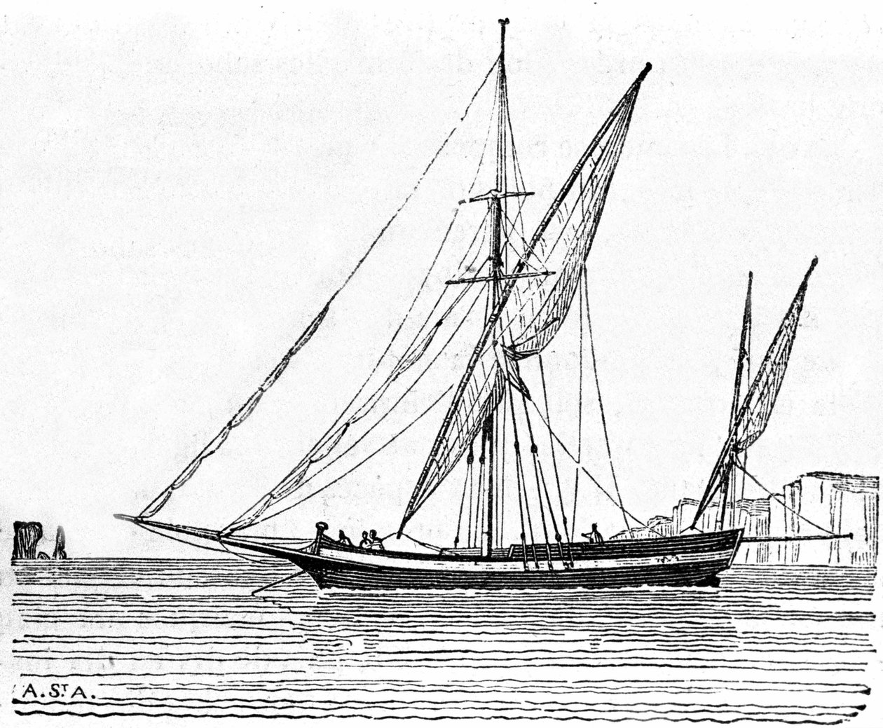 Bir tartan, Akdeniz