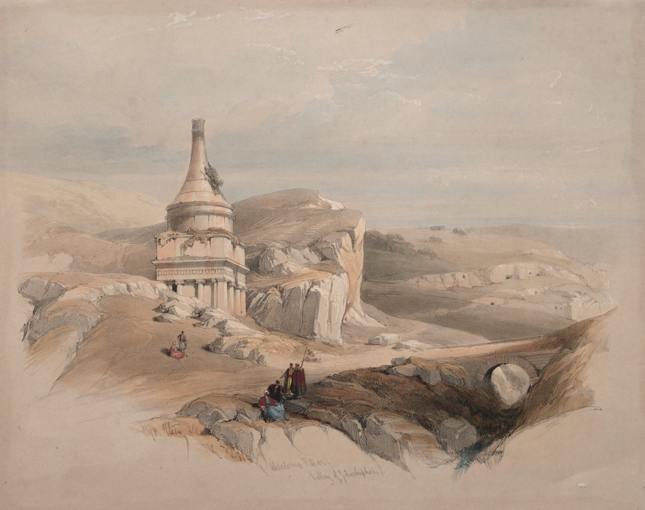 Abşalom Sütunu, Yehoşafat Vadisi by Unknown artist