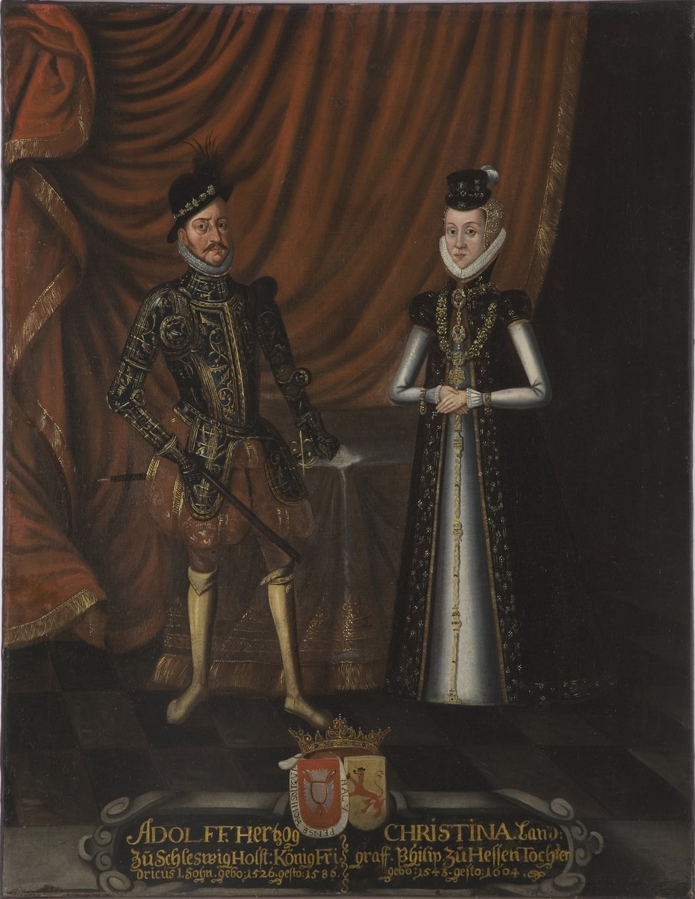 Adolphe de Holstein Gottorp ve Christine de Hesse - Holstein-Gottorp Dükü Adolf by Unknown artist