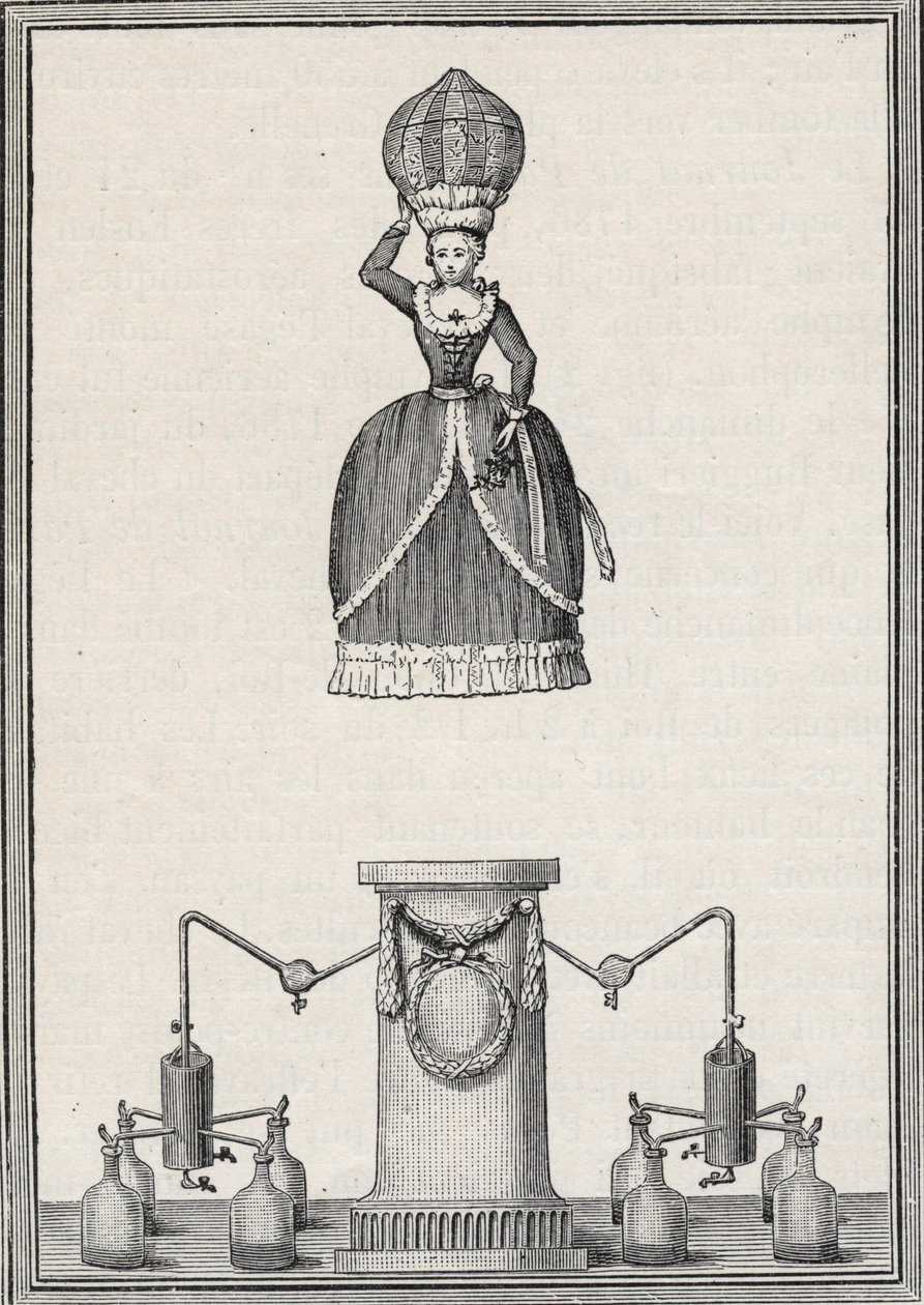 Aerostatik Figür - Enslen kardeşlerin (Christian Gottfried) “Aerian Perisi” by Unknown artist