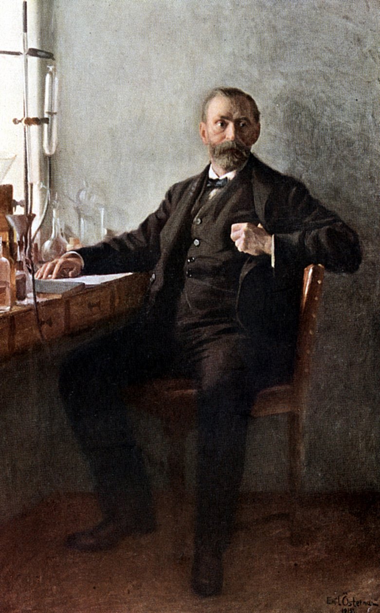 Alfred Nobel (renkli taş) by Unknown artist