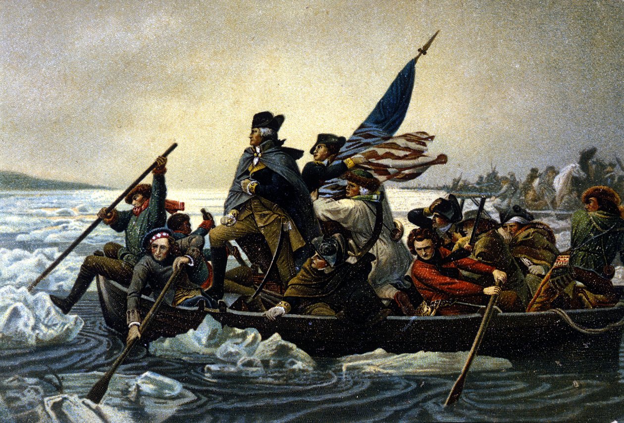 Amerikan Bağımsızlık Savaşı. Washington, Delaware Nehri