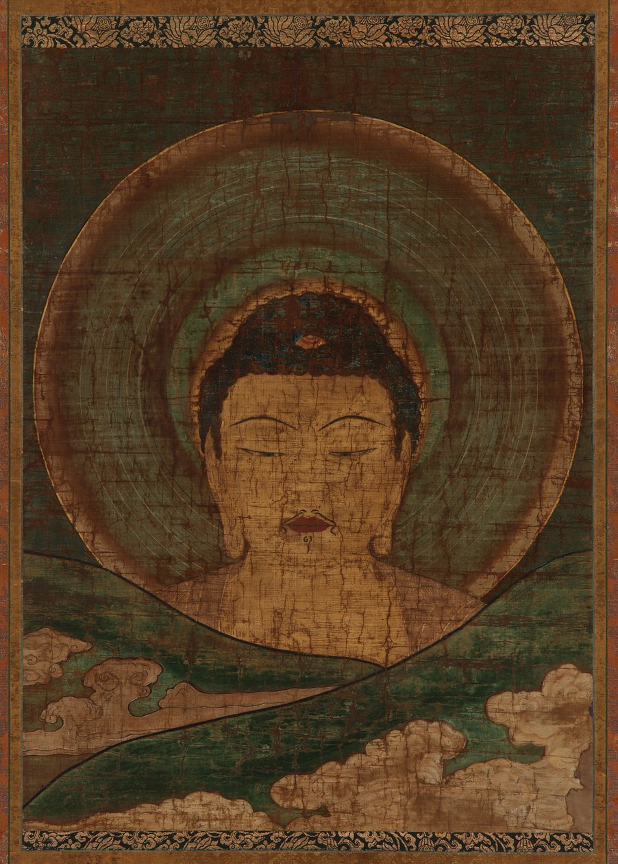 Amitabha tepelerin üzerinde yükseliyor by Unknown artist