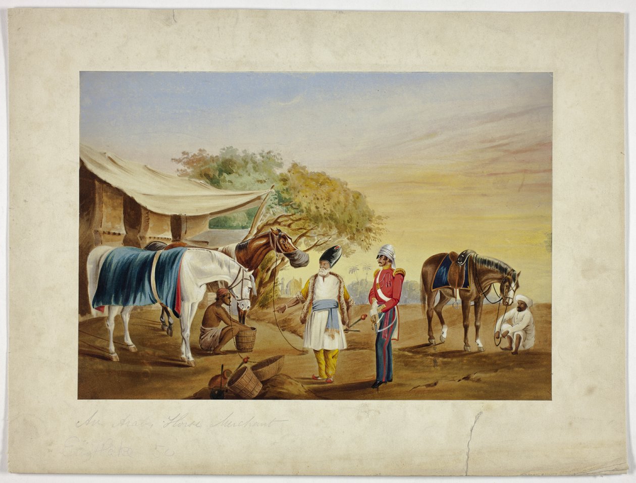 Bir Arap At Tüccarı by Unknown artist
