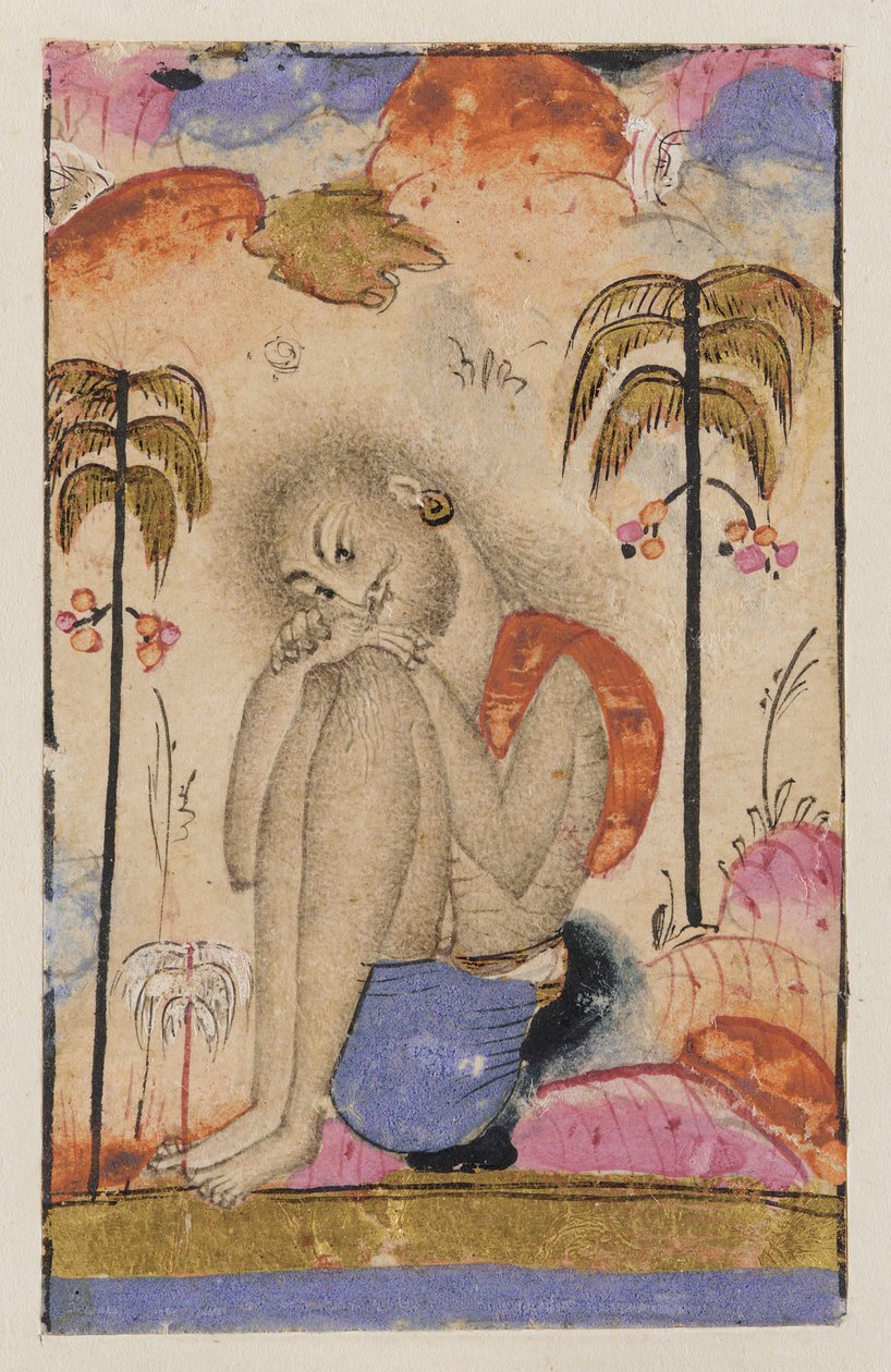 bir münzevi by Unknown artist