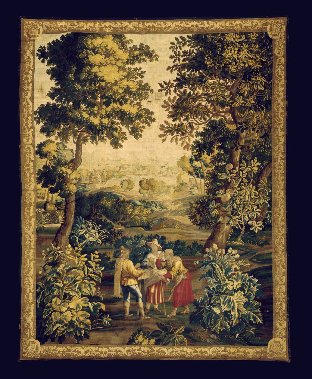 Bir Audenarde Teniers Goblen (tekstil) by Unknown artist