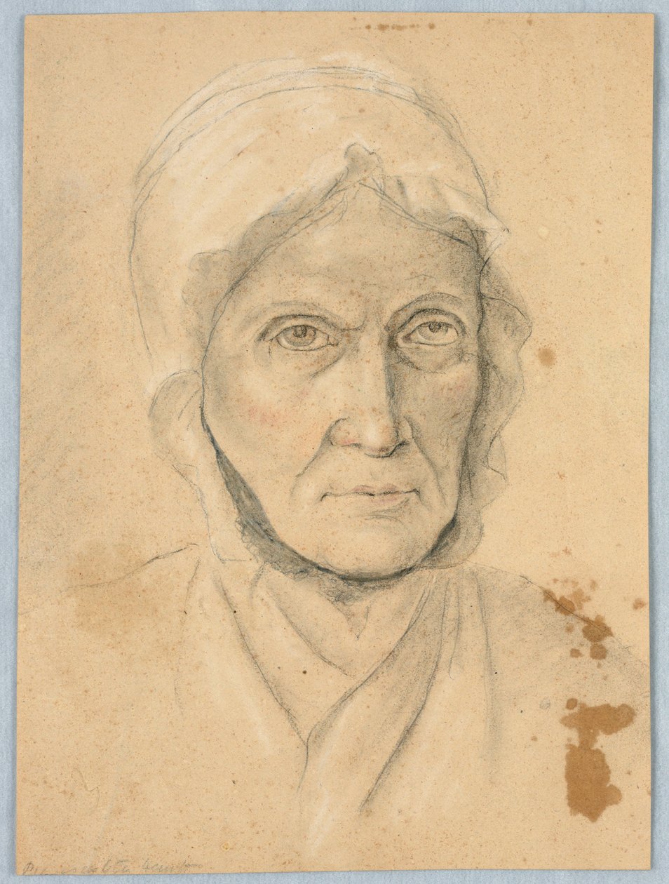 yaşlı bir kadın by Unknown artist