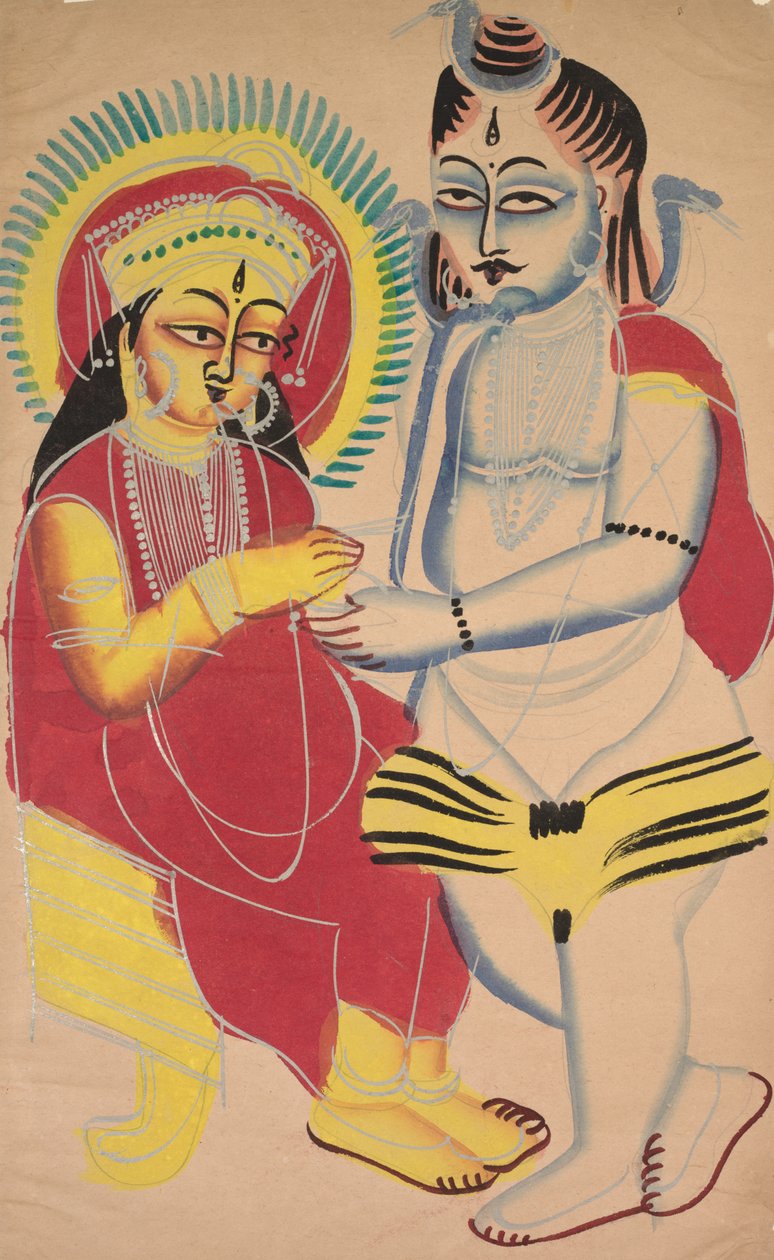 Annapurna ve Shiva by Unknown artist