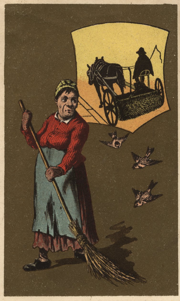 Anonim kromolitografi, 19. yüzyılın sonlarında. by Unknown artist