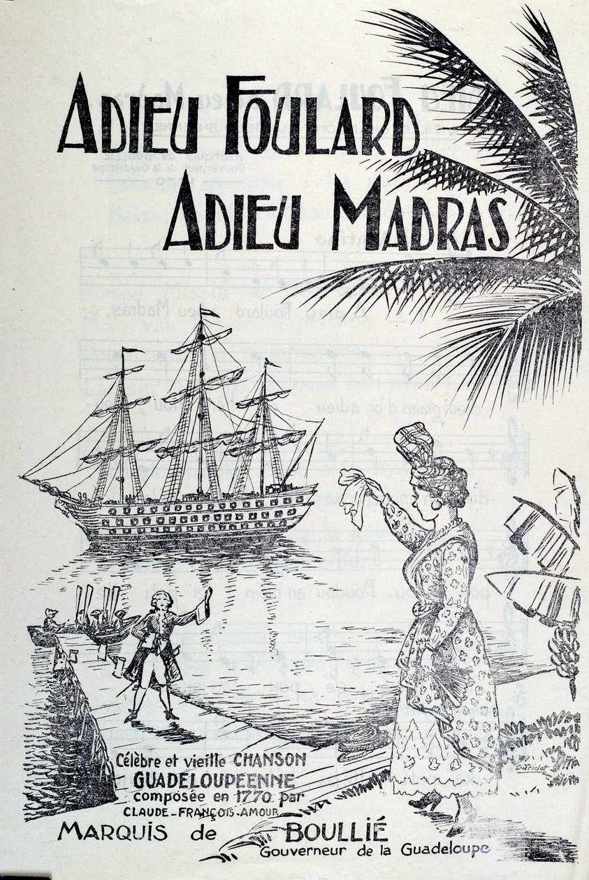 Antiller şarkı başlığı “” veda atkısı, veda medreseleri””. 18. yüzyılın gravürü. Chartres, Güzel Sanatlar Müzesi by Unknown artist