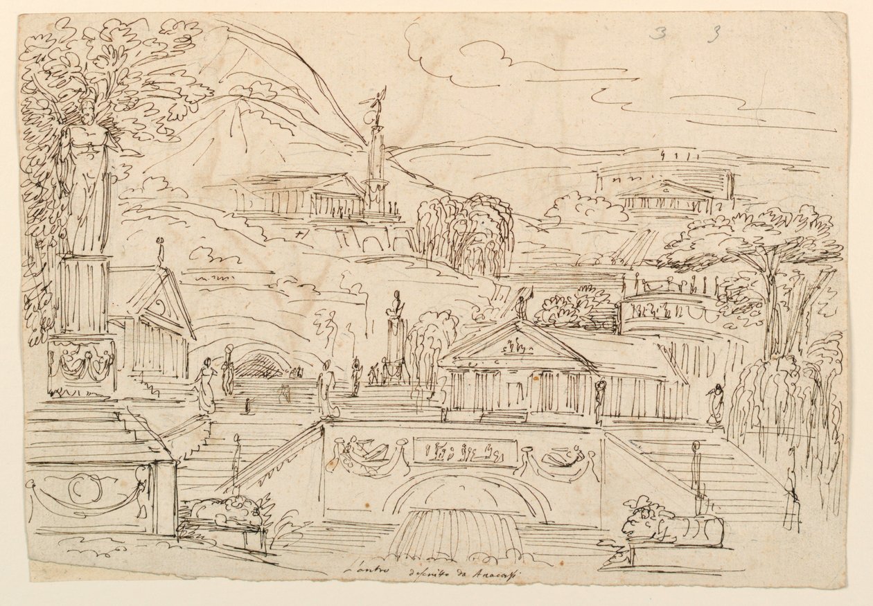 Hillside Antik Binalar by Unknown artist