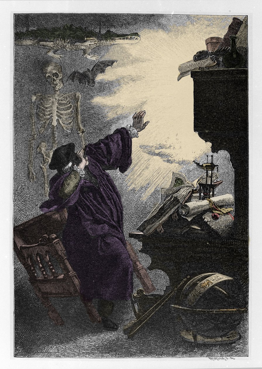 Apparition de Mephistopheles (Mephisto) Johann Wolfgang von Goethe