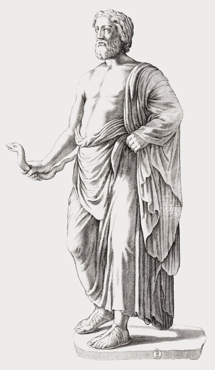 Asklepios. Vesika. by Unknown artist