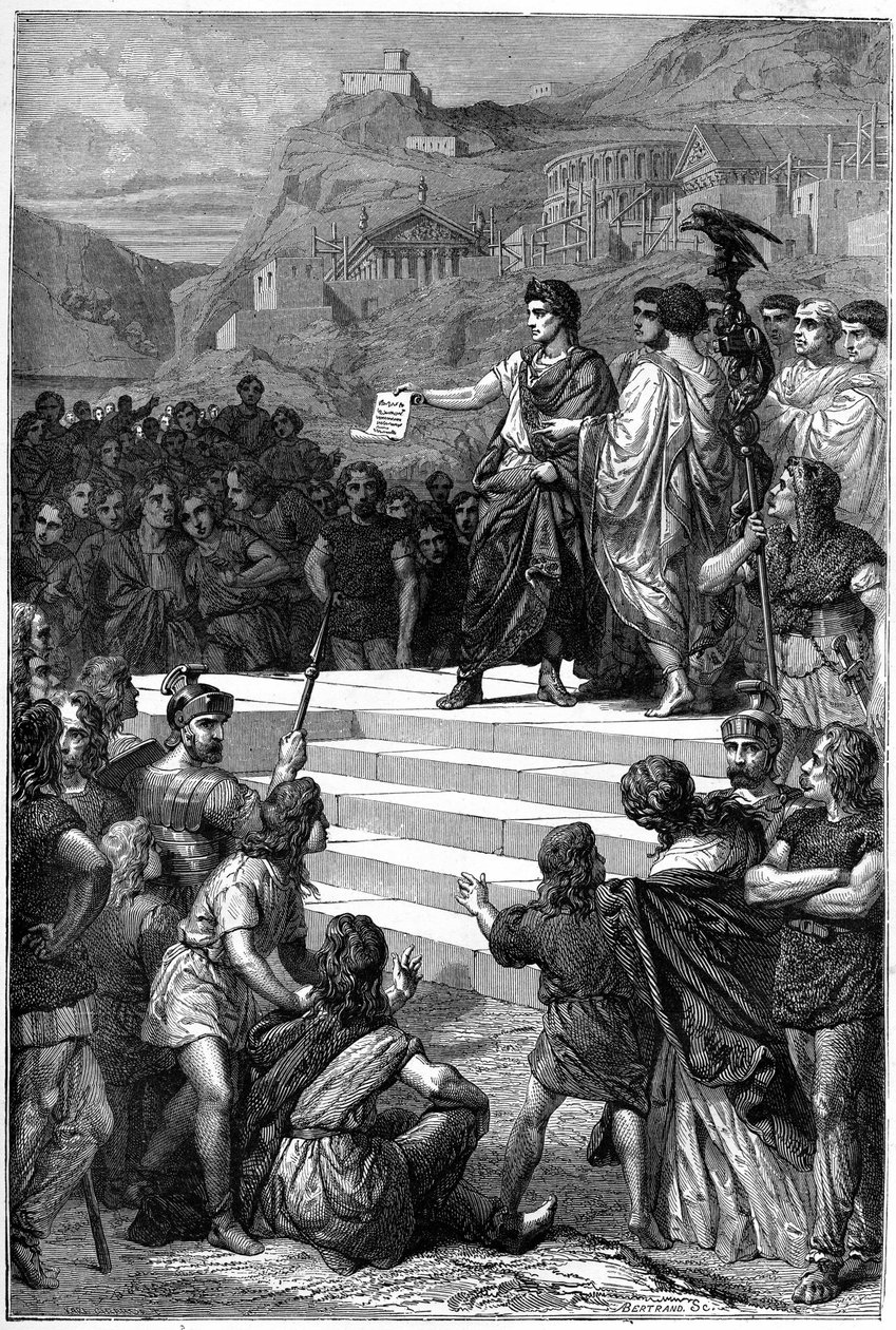 Augustus (Octavian veya Octavian) (MÖ 63 - 14), MÖ 28