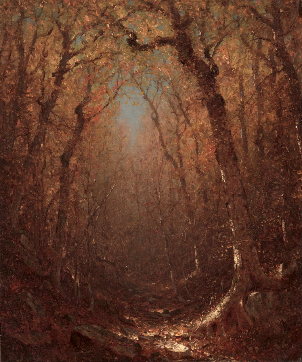 Sonbahar, Ahşap Bir Yol by Unknown artist