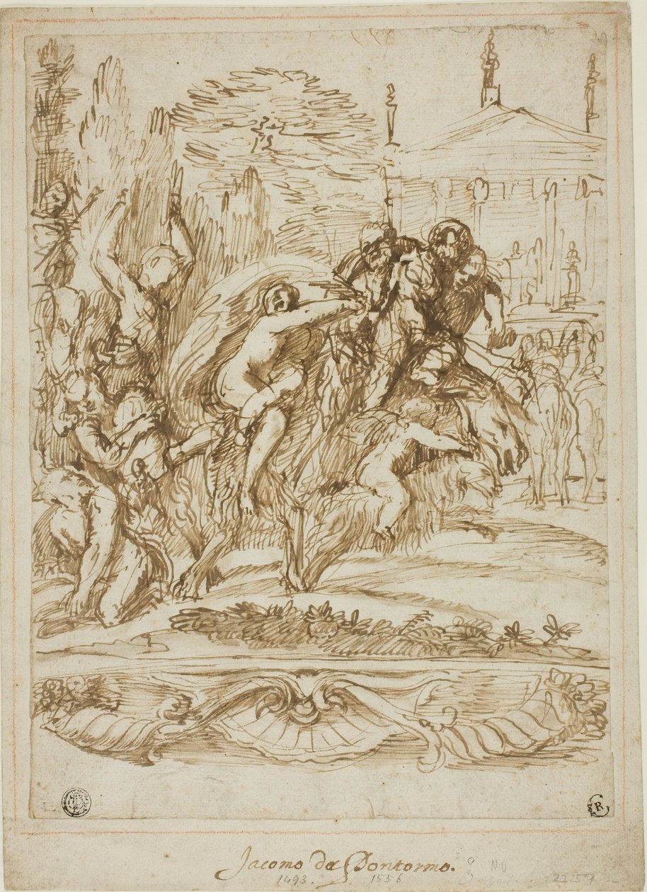 Bacchanal Sahne by Unknown artist