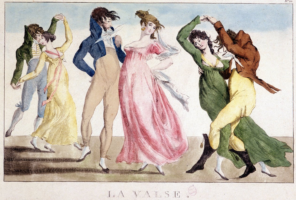 Top: Vals, n.d., 19. yüzyılın başları, Carnavalet by Unknown artist