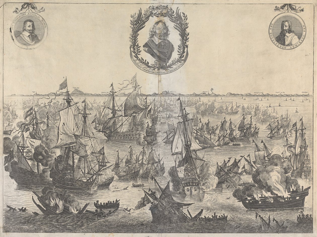 Scheveningen Muharebesi, 31 Temmuz 1653 by Unknown artist