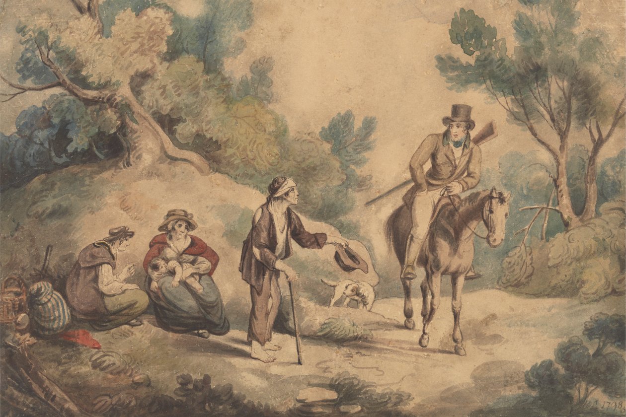 Dilenciler ve Süvari by Unknown artist