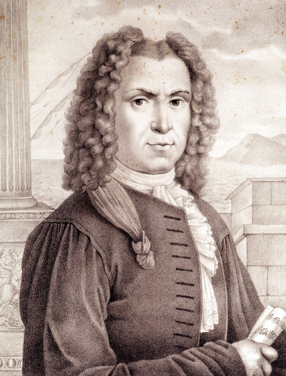 Benedetto Marcello (1686-1739) İtalyan besteci. by Unknown artist