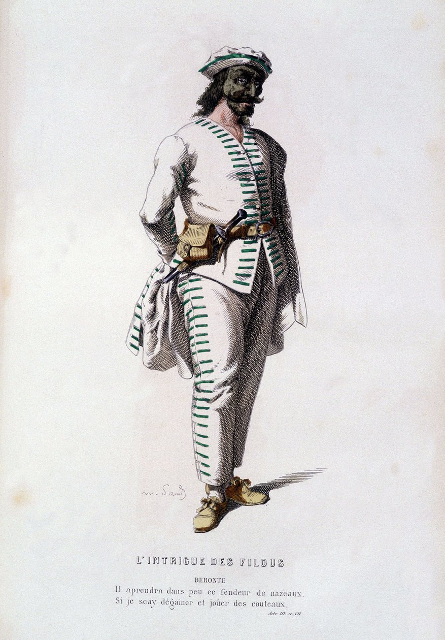 Beronte, “Hilebazların Entrikası”nda (1644 yılında akademisyen Claude de l