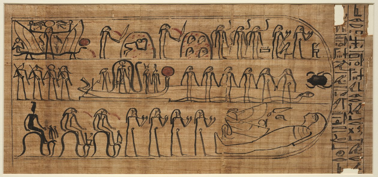 Onuncu Saatten On İkinci Saate Kadar Unsurları ile Buiruharmut Amduat Kitabı by Unknown artist