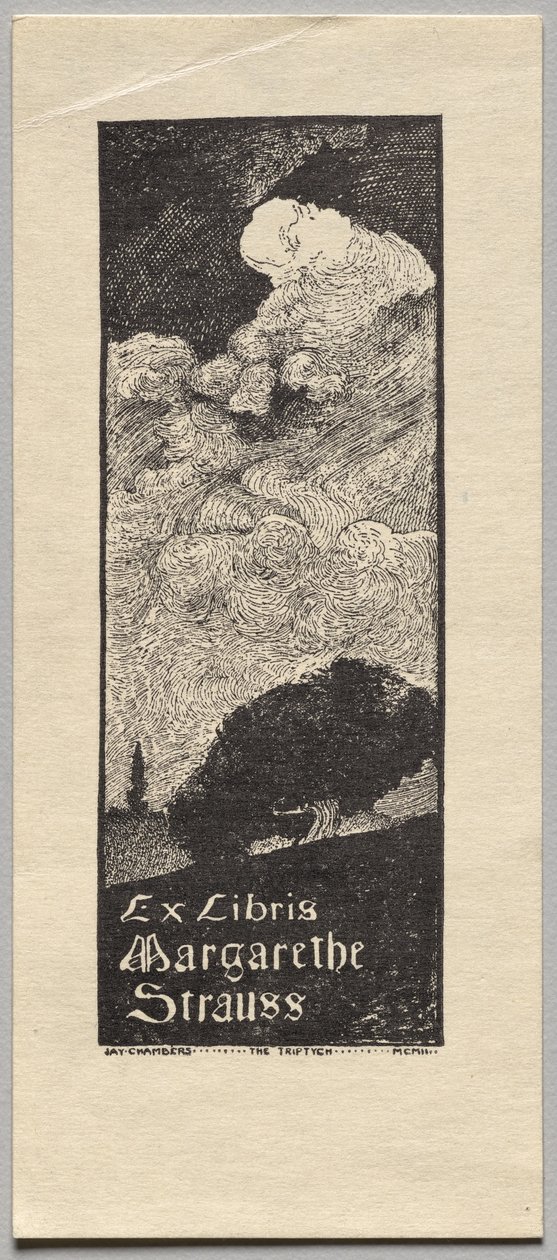 Kitap plakası: Margarethe Strauss by Unknown artist