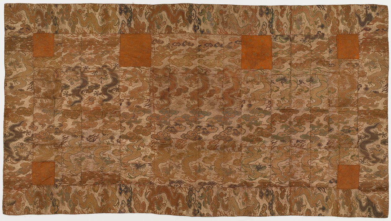 Brokar, ipek Bir Budist keşişin cübbesi, yamalı; kesa Kasaya by Unknown artist