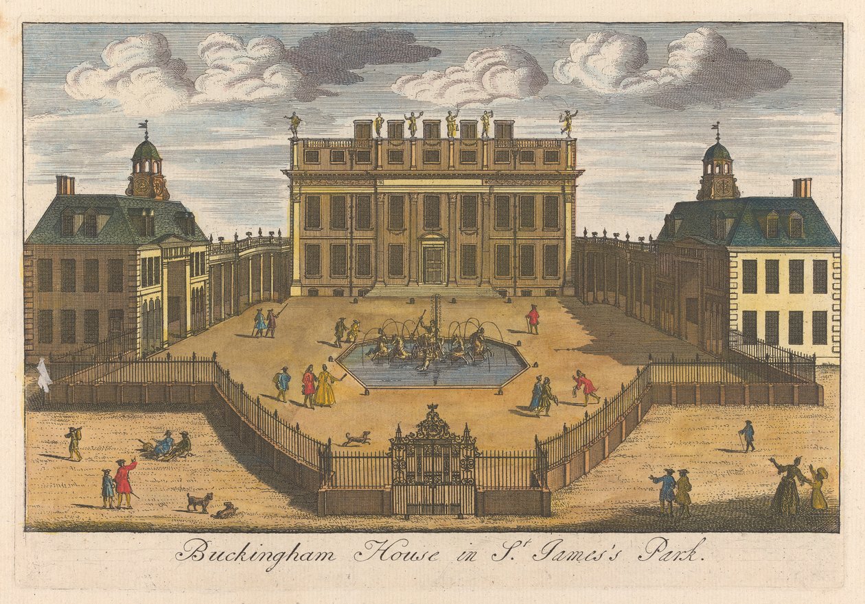 St. James's Park'taki Buckingham Evi by Unknown artist