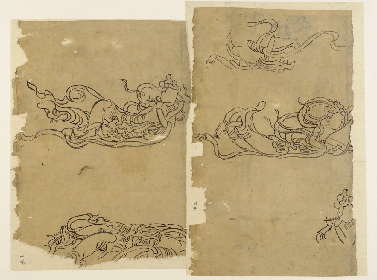 Budist Melek Apsaras by Unknown artist