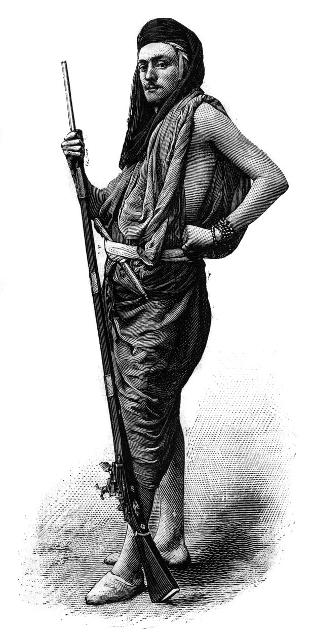 Camille Douls 1864-1889 İngiliz kaşif - 1888 gravür by Unknown artist