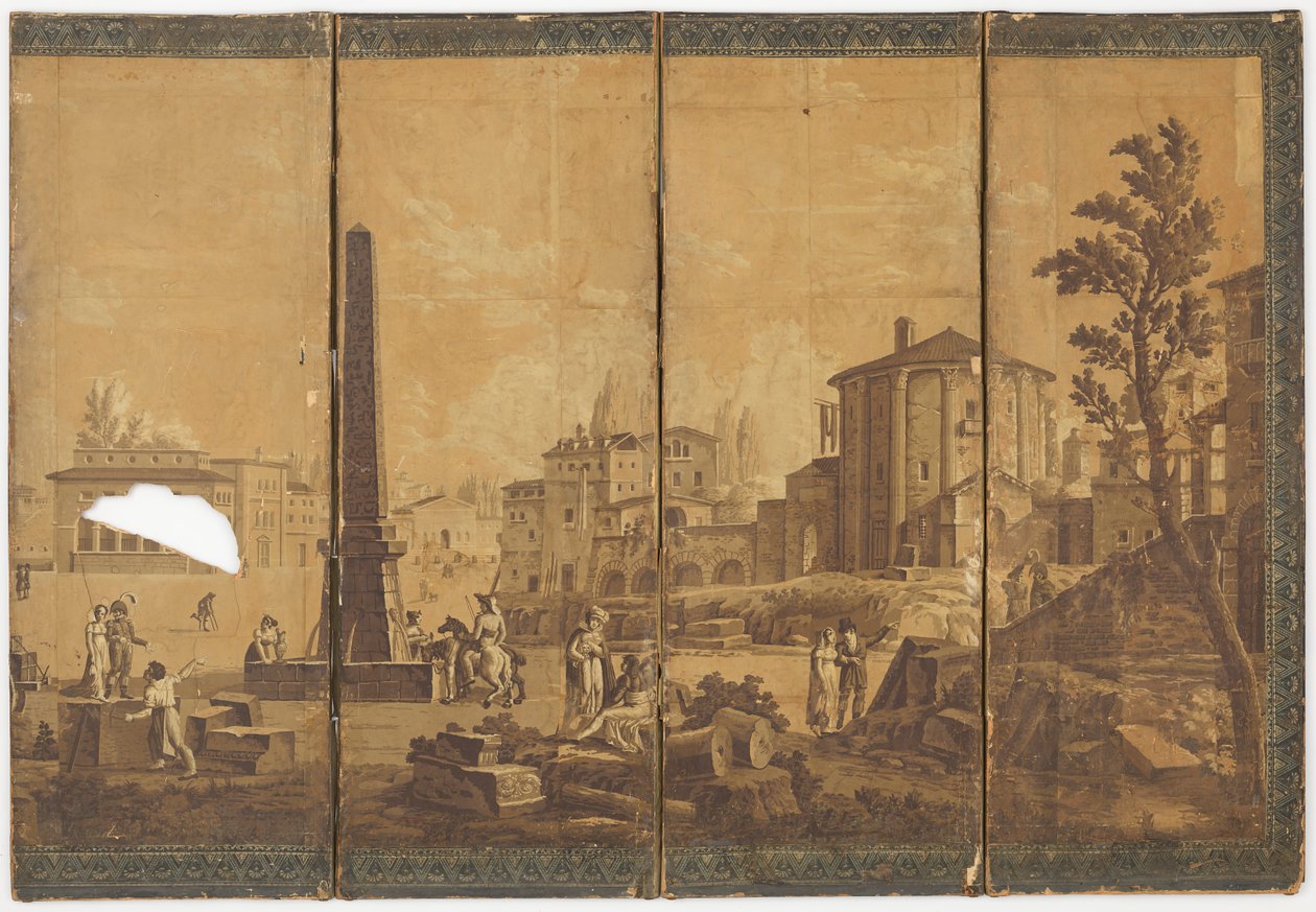 Roma kırsalı by Unknown artist