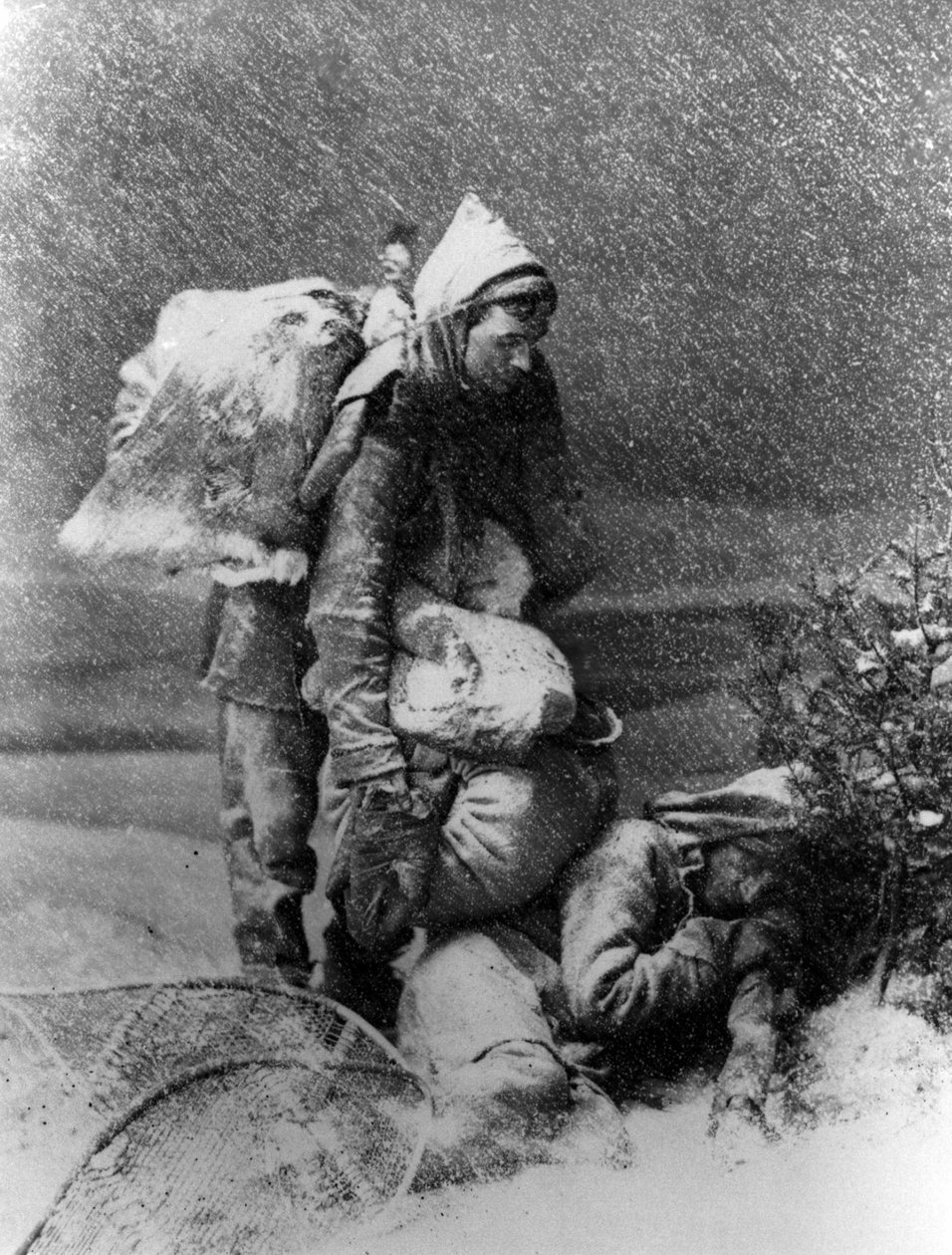 Kanada: Kar altında uyanan tuzakçının hayatı - BN Montreal. by Unknown artist
