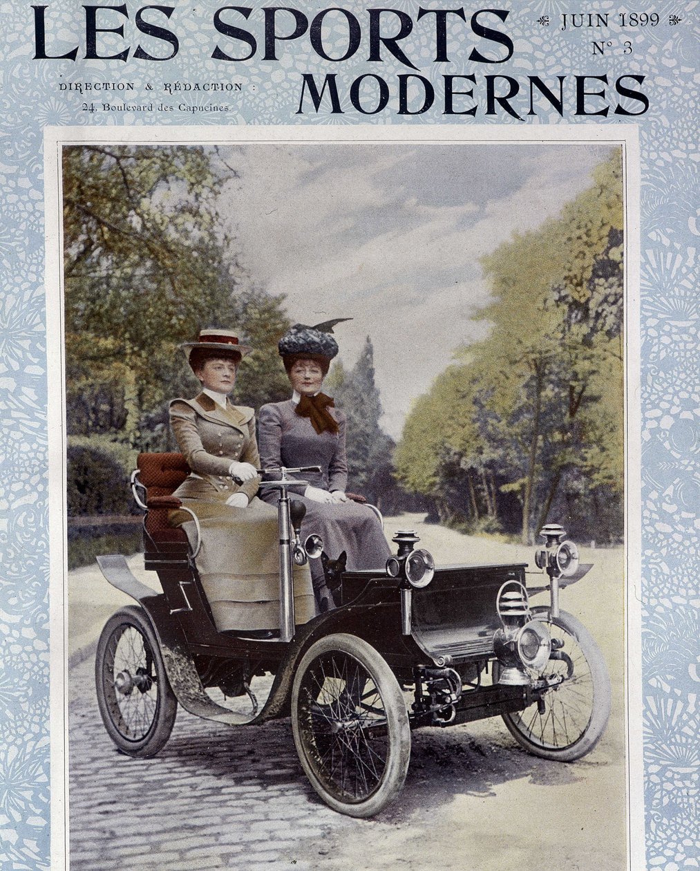 Car de Dion-Bouton - “” Les Sports Modernes” te, Haziran 1899. by Unknown artist