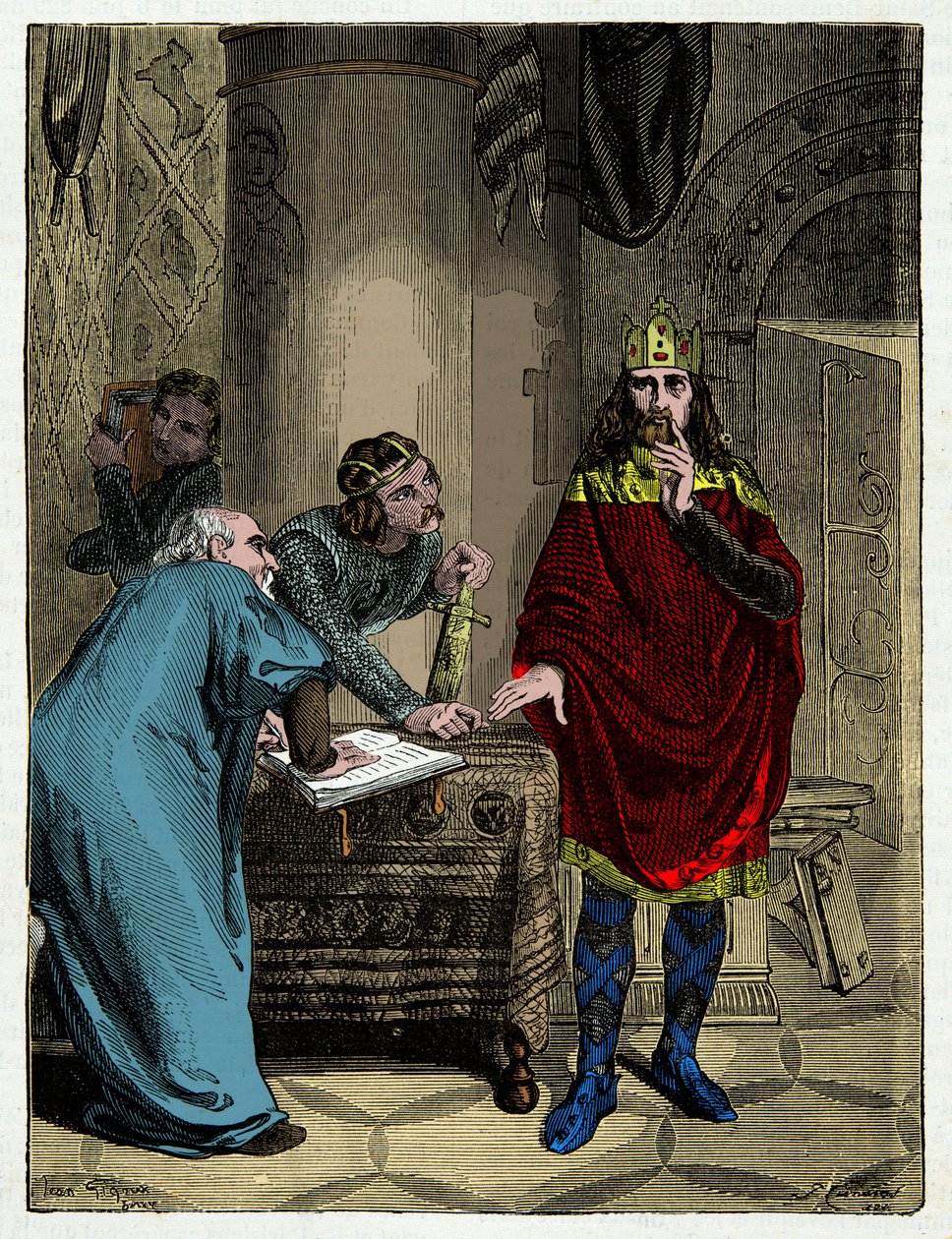 Charlemagne, başlıklarını bakanı Alcuin