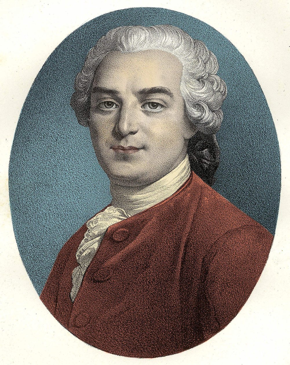 Charles Pinot Duclos (1704-1772) romancı ve ahlakçı francais by Unknown artist