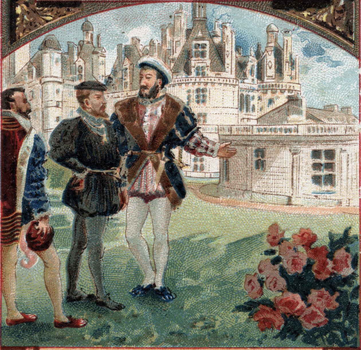 Charles V, Francois I tarafından Chateau de Chambord