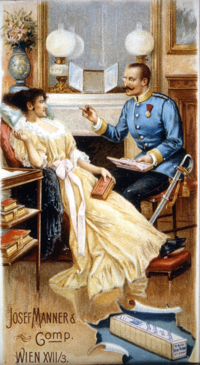 Çikolata reklamı “” Josef Manner & Gomp, Viyana””. by Unknown artist