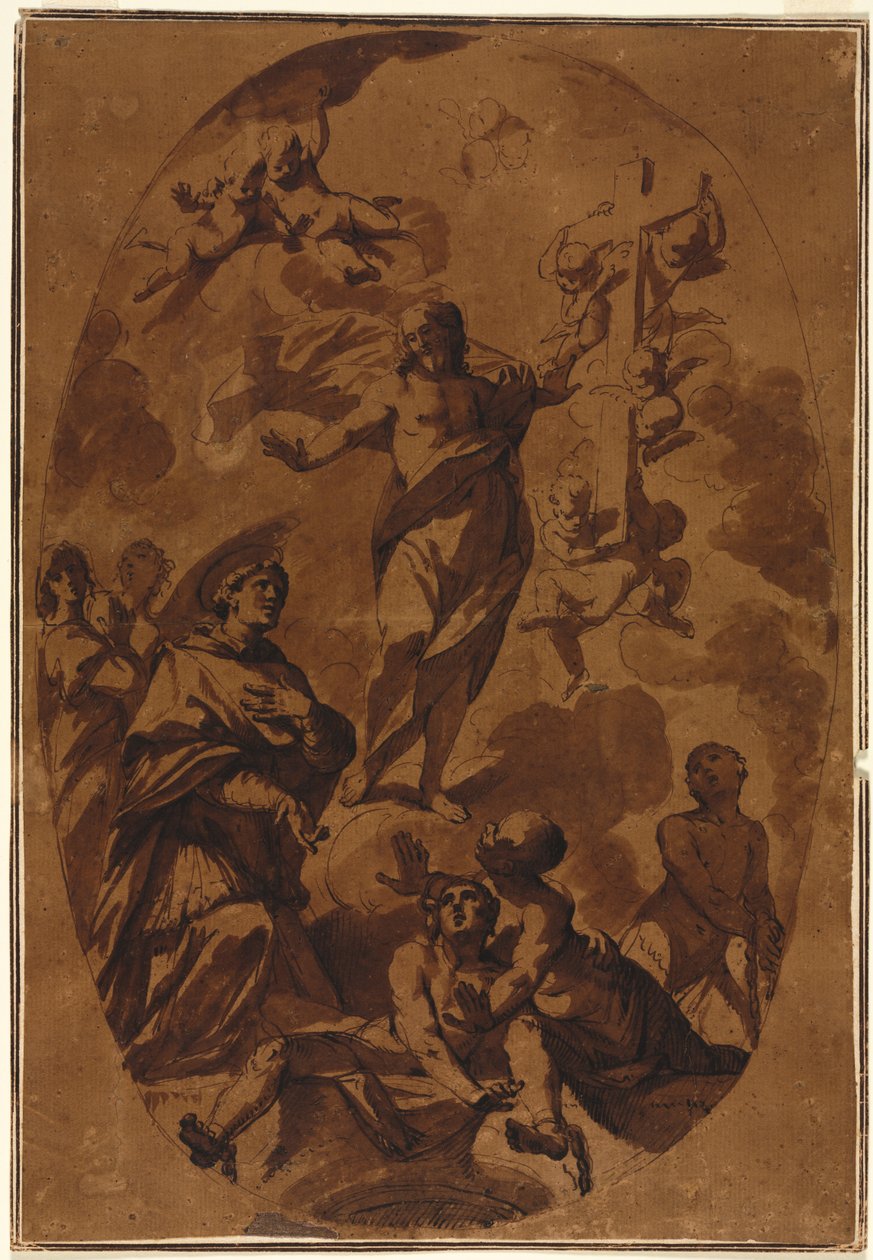 Aracı Bir Azize Görünen Muzaffer Mesih by Unknown artist