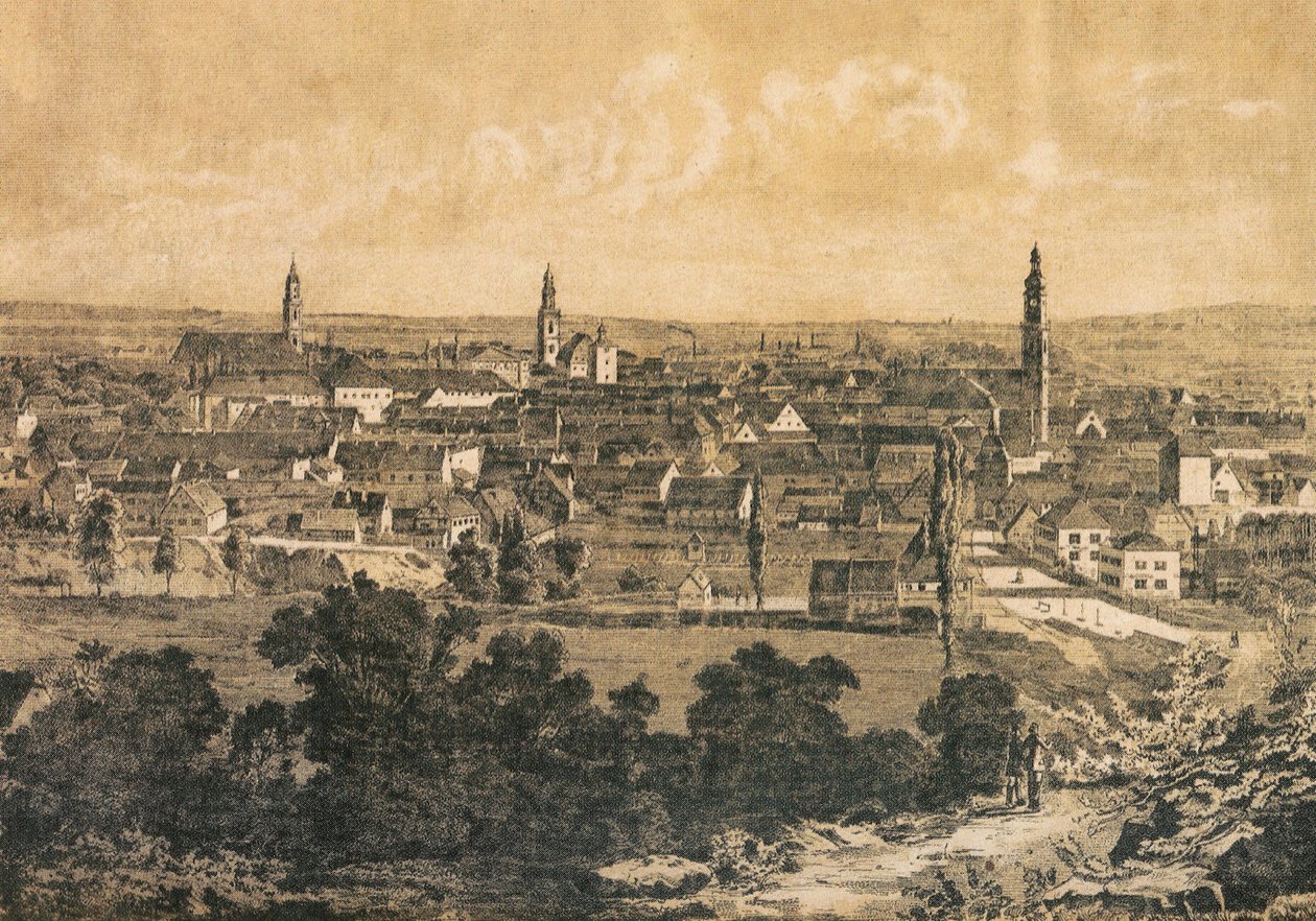 Erlangen Şehri, Bavyera, Almanya by Unknown artist
